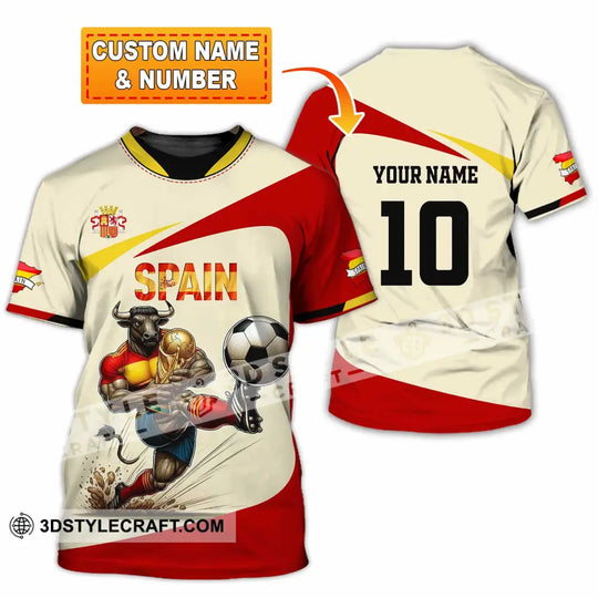 Unisex Shirt - Custom Spain 3D Shirt style option 1