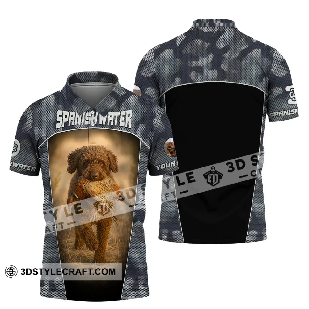 Unisex Shirt - Custom Spanish Water Dog Lover Shirt Polo Shirt / S T-shirt