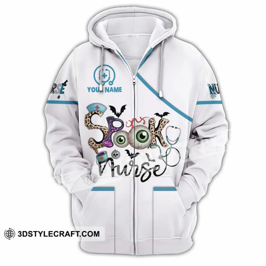 Unisex Shirt - Custom Spooky Nurse Halloween Shirt style option 3