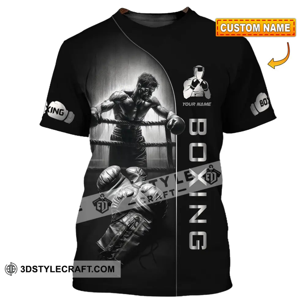 Unisex Shirt - Custom Strong Men Boxing Lover Sport Shirt T-shirt