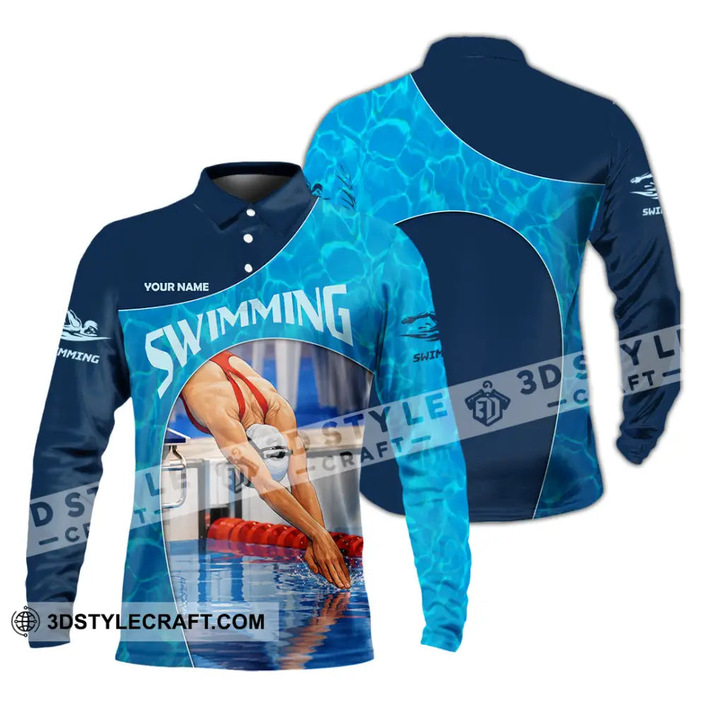 Unisex Shirt - Custom Surf King Shirt - Long Sleeve Polo / S - T-shirt
