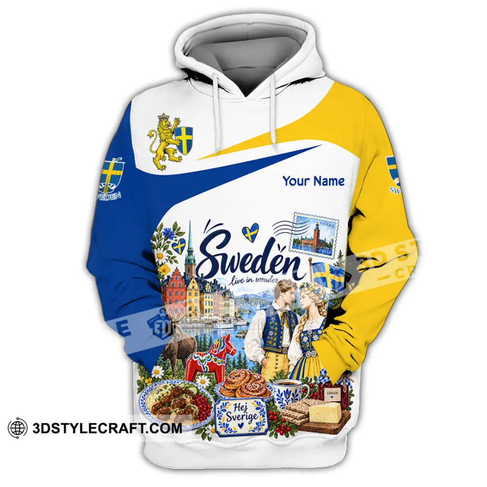 Unisex Shirt - Custom Sweden Shirt - Hoodie / S - T-shirt