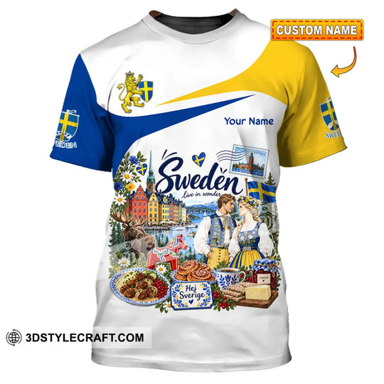 Unisex Shirt - Custom Sweden Shirt style option 1