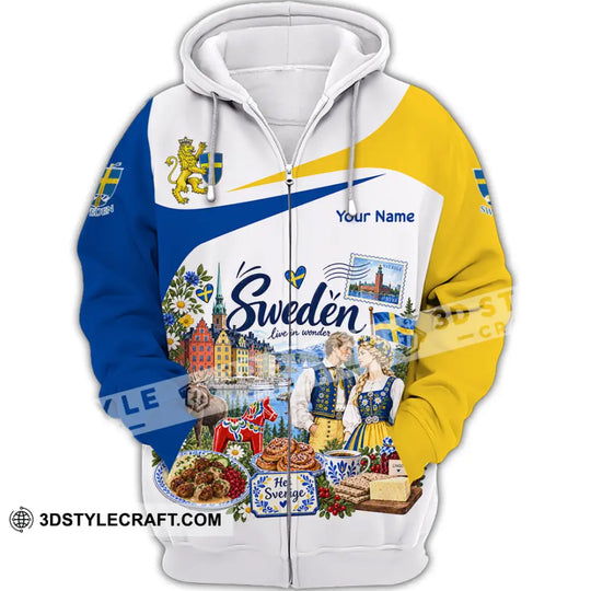 Unisex Shirt - Custom Sweden Shirt style option 3