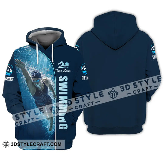 Unisex Shirt - Custom Swimming Shirt style option 3