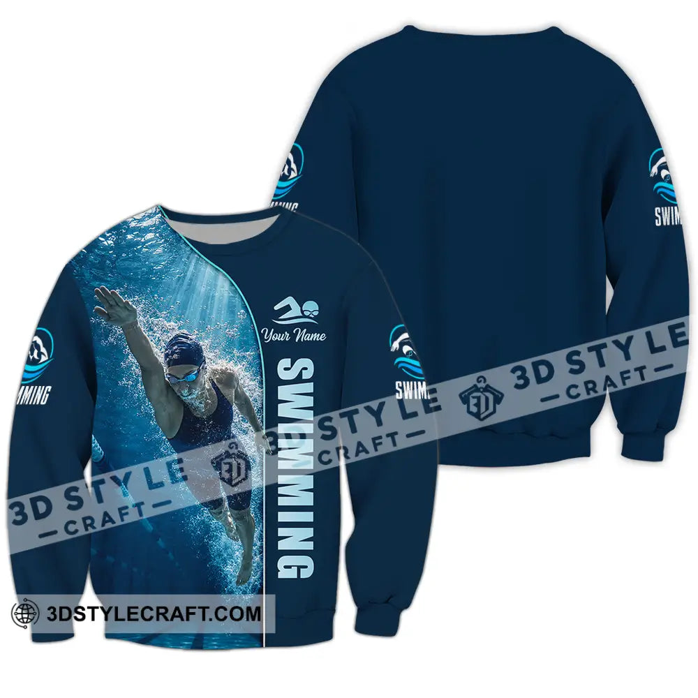 Unisex Shirt - Custom Swimming Shirt - Long Sleeve / S - T-shirt