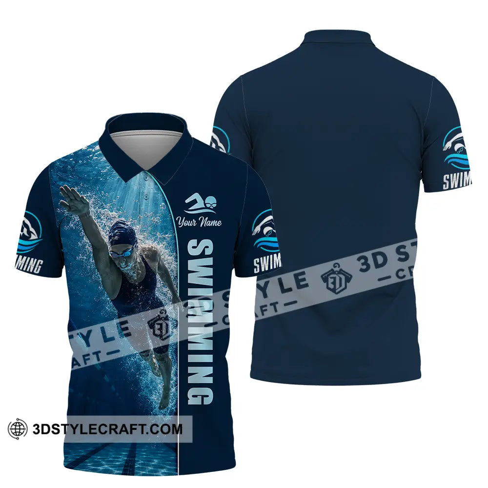 Unisex Shirt - Custom Swimming Shirt - Polo Shirt / S - T-shirt