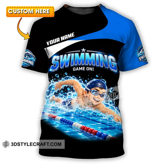 Unisex Shirt - Custom Swimming Shirt style option 1