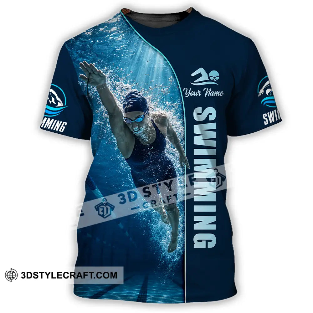 Unisex Shirt - Custom Swimming Shirt - T-Shirt / S - T-shirt