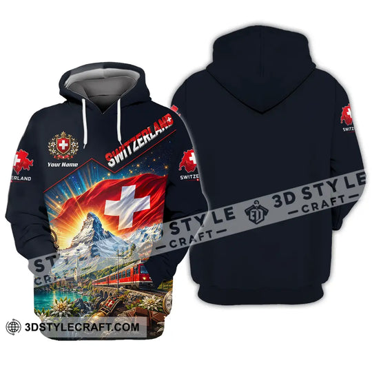 Unisex Shirt - Custom Switzerland Shirt style option 3