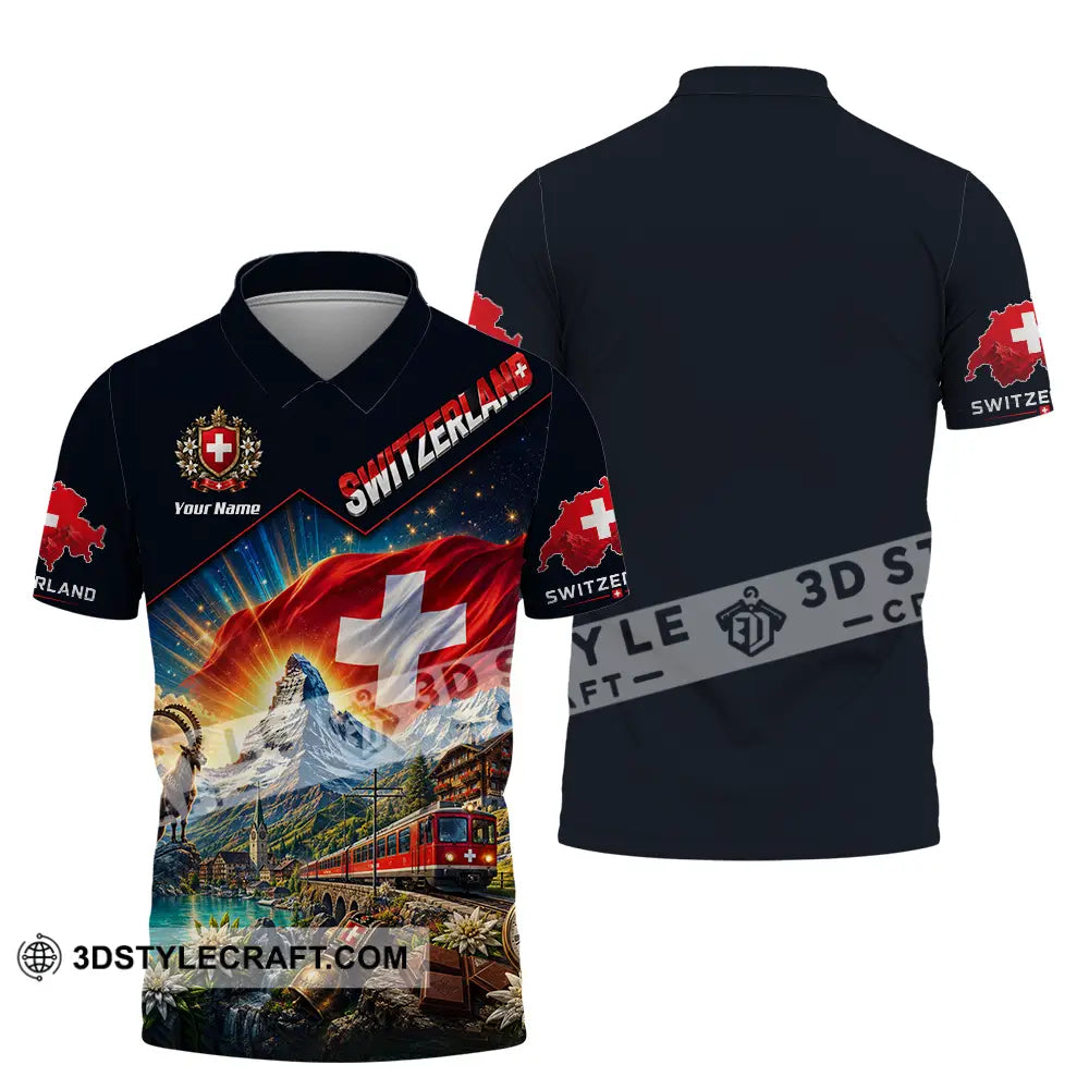 Unisex Shirt - Custom Switzerland Shirt - Polo Shirt / S - T-shirt