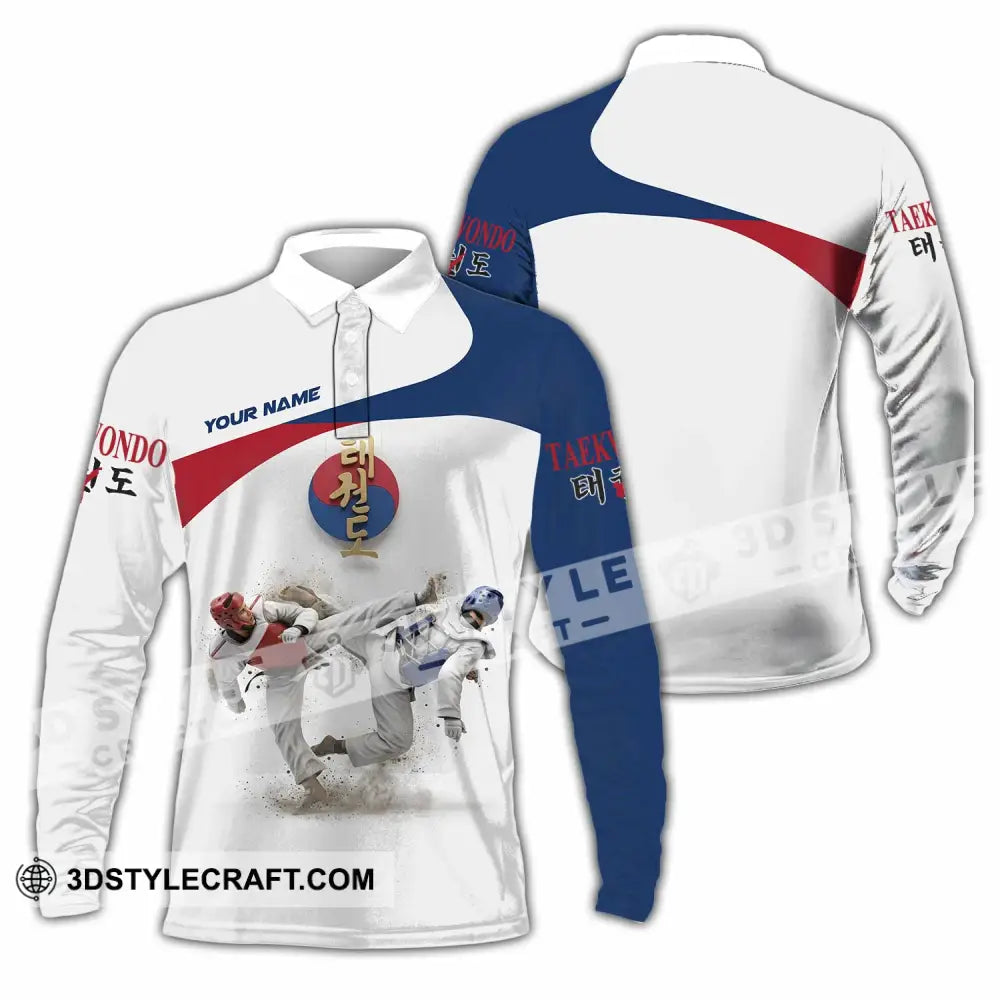 Unisex Shirt - Custom Taekwondo Shirt - Long Sleeve Polo / S - T-shirt