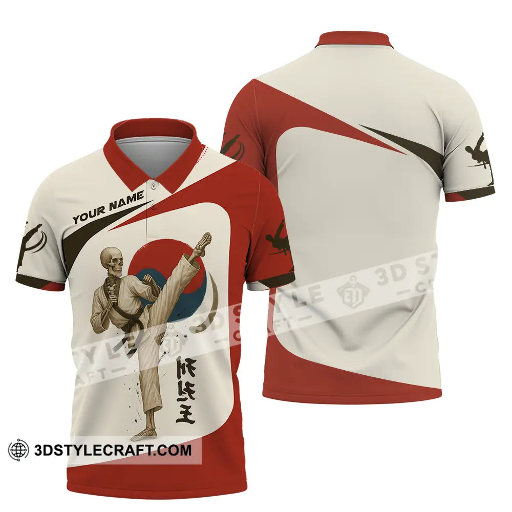 Unisex Shirt - Custom Taekwondo Player Shirt Polo Shirt / S T-shirt