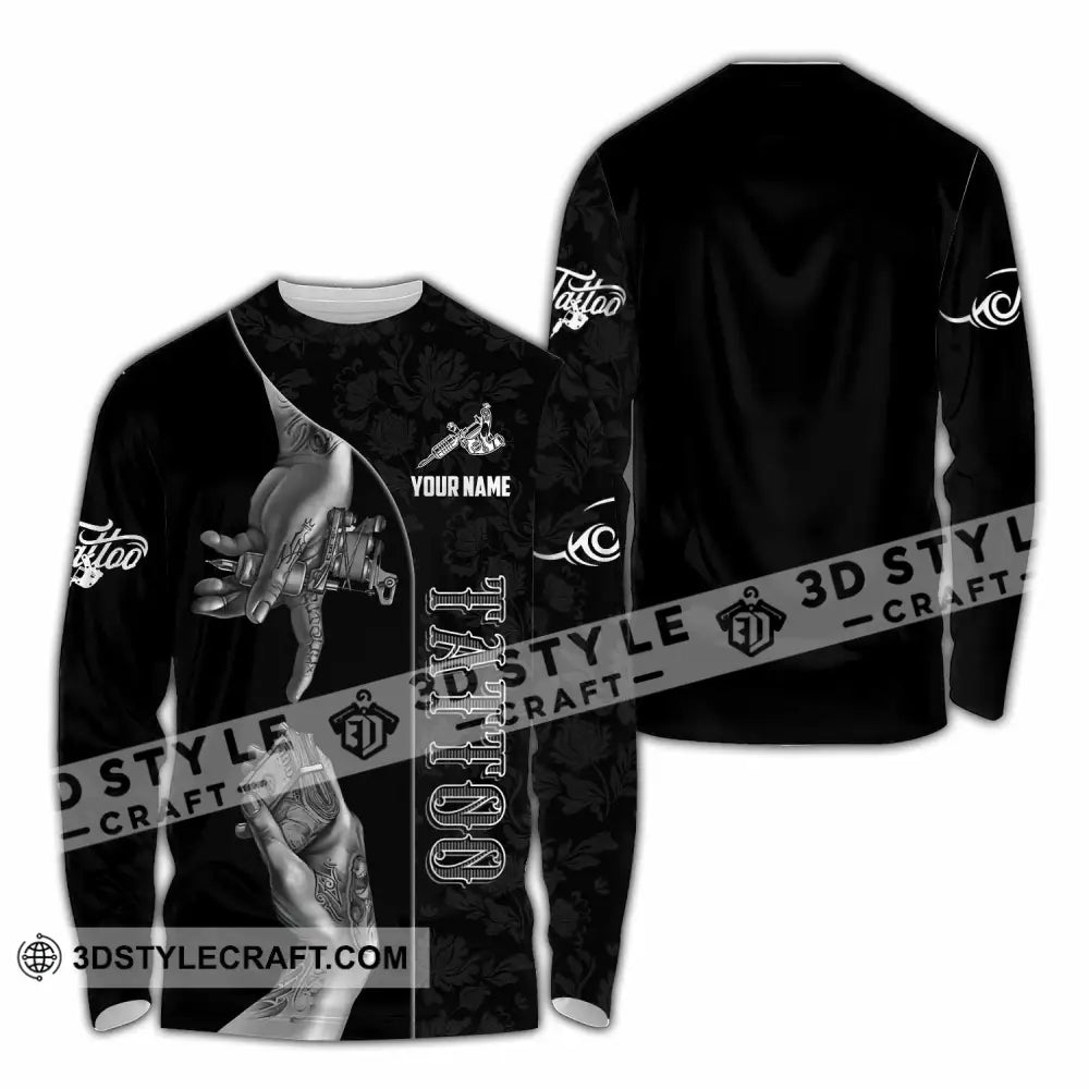 Unisex Shirt Custom Tattoo Shirt Long Sleeve Shirt / S T shirt