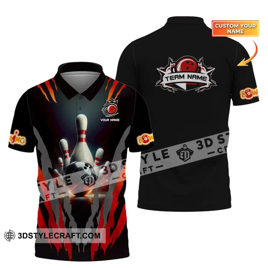 Unisex Shirt, Custom Team Name Bowling Shirt, Shirt For Bowling Clubs, Bowling Gift style option 1