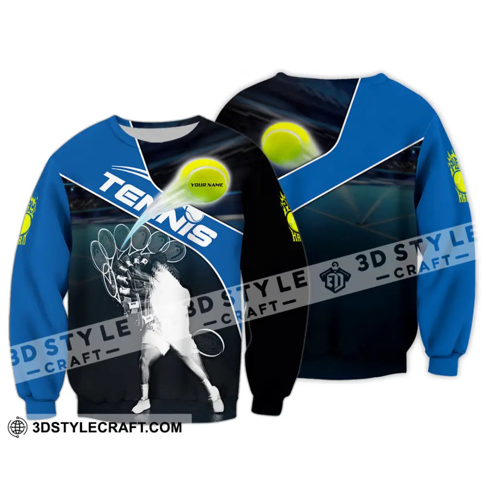 Unisex Shirt - Custom Tennis 3D Shirt Long Sleeve / S T-shirt