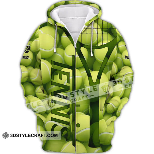 Unisex Shirt - Custom Tennis Ball, Tennis Player Sport Shirt style option 2