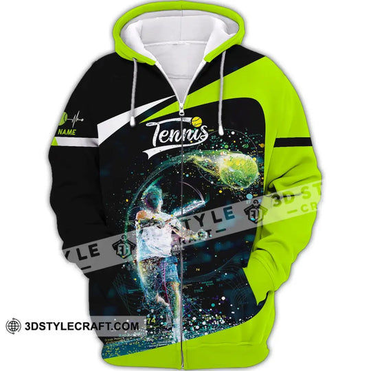 Unisex Shirt - Custom Tennis Name Shirt - Tennis Clothing, Gift for Tennis Lovers style option 4