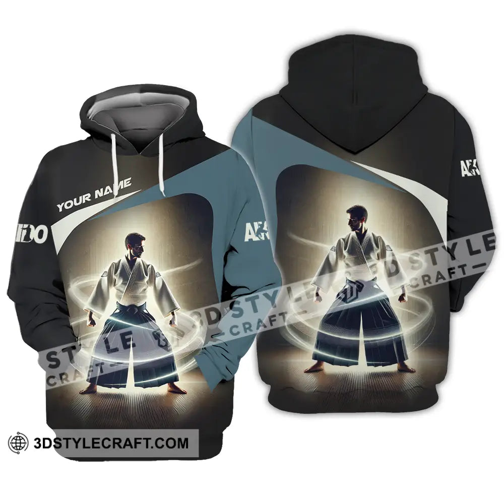 Unisex Shirt - Custom Text Aikido Hoodie / S T-Shirt