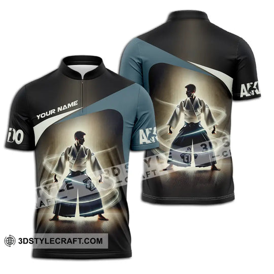 Unisex Shirt - Custom Text Shirt Aikido style option 2