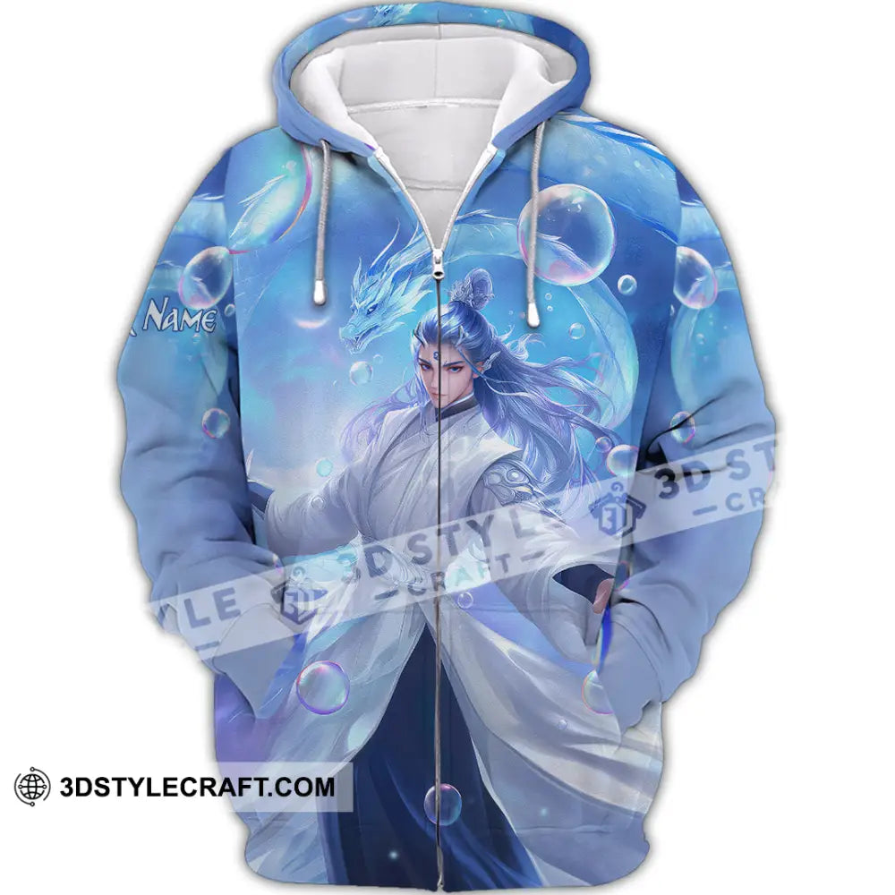 Unisex Shirt - Custom Text Shirt Ao Bing Shirt Zipper Hoodie / S T-shirt