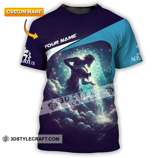 Unisex Shirt - Custom Text Aquarius T-Shirt