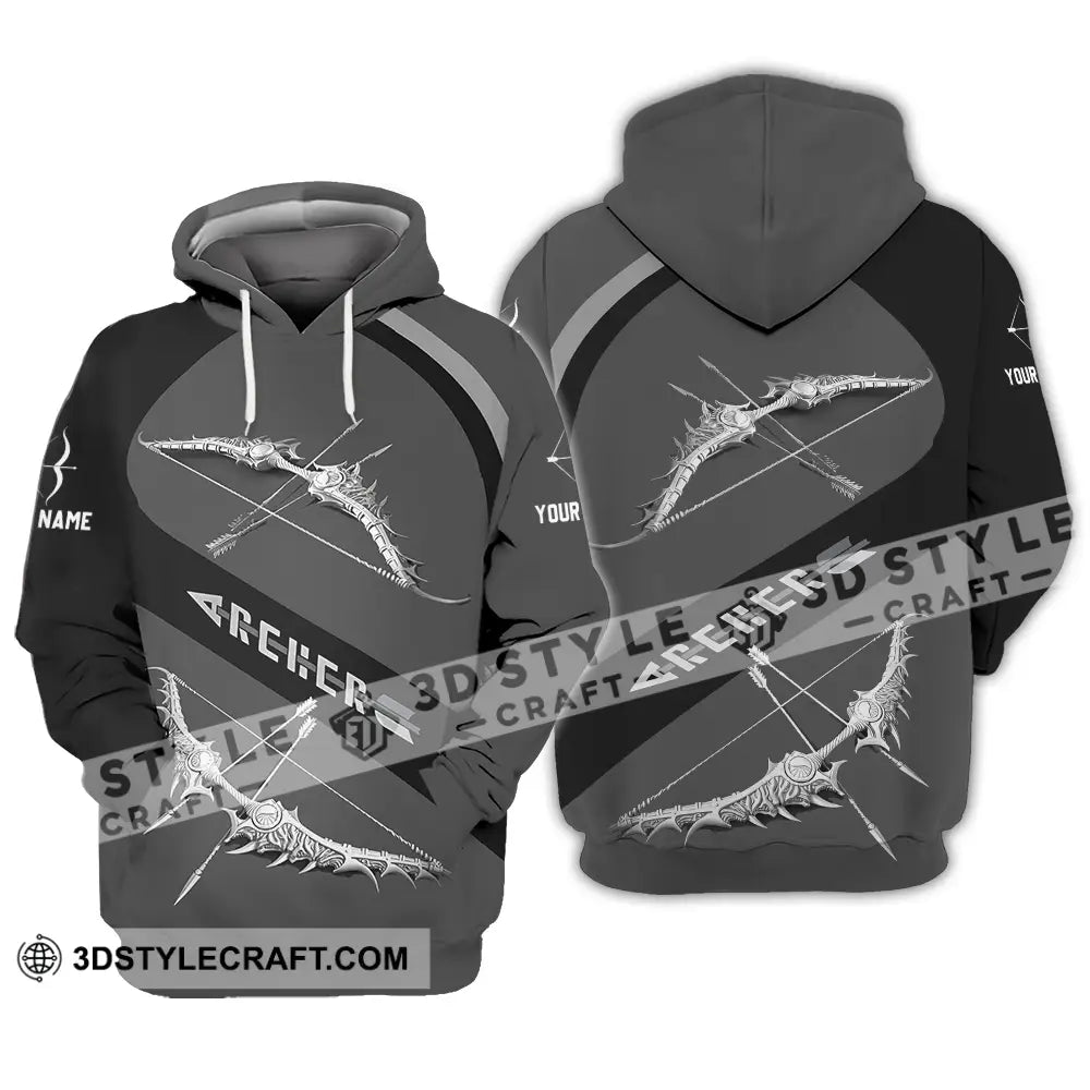 Unisex Shirt - Custom Text Archer Hoodie / S T-Shirt