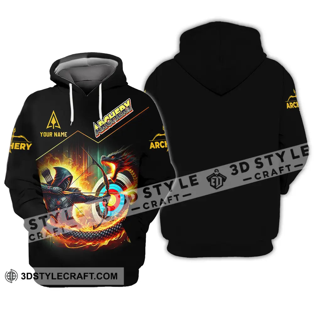 Unisex Shirt - Custom Text Archery Hoodie / S T-Shirt