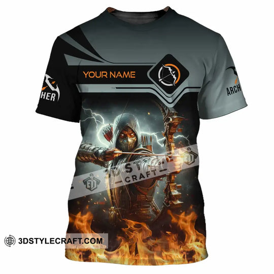 Unisex Shirt - Custom Text Shirt, Archery Shirt style option 2