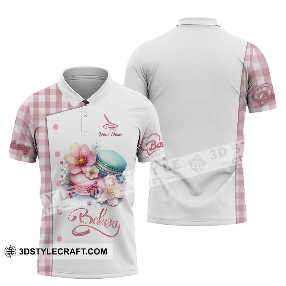 Unisex Shirt - Custom Text Shirt Bakery Polo Shirt / S T-shirt