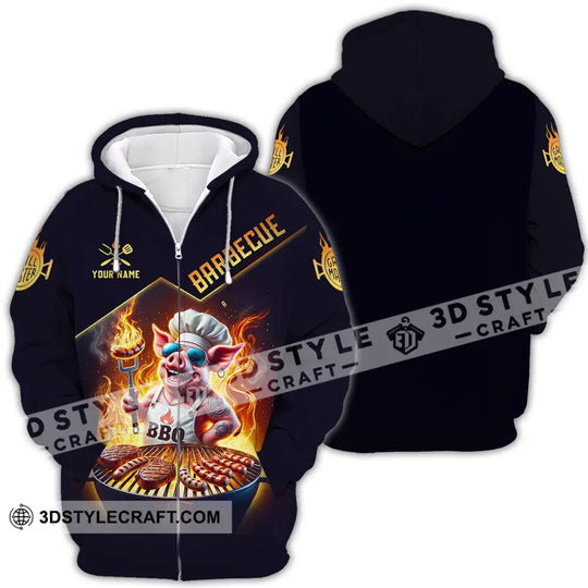 Unisex Shirt - Custom Text Shirt Barbecue style option 4