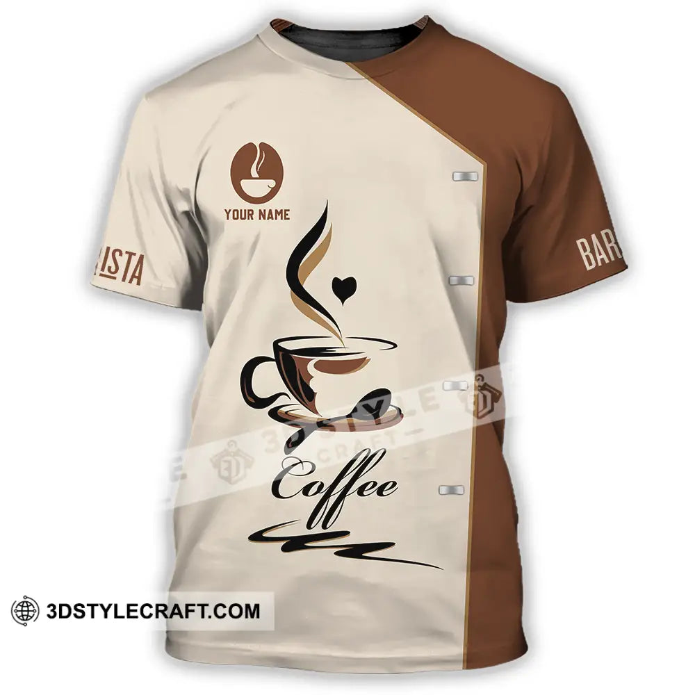 Unisex Shirt - Custom Text Shirt Barista Shirt T-Shirt / S T-shirt