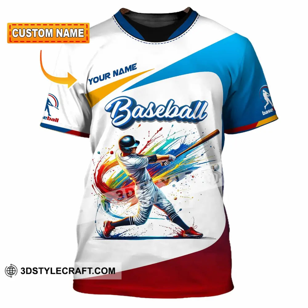 Unisex Shirt - Custom Text Baseball T-Shirt