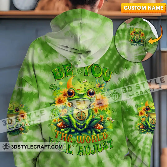 Unisex Shirt - Custom Text Shirt, Be You The World Will Adjust Shirt style option 1