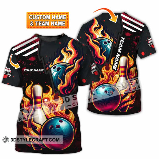 Unisex Shirt - Custom Text Shirt, Bowling Shirt style option 1