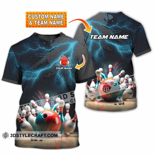 Unisex Shirt - Custom Text Shirt, Bowling Shirt style option 1