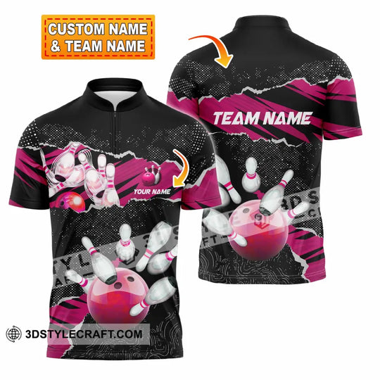 Unisex Shirt - Custom Text Shirt, Bowling Shirt style option 2