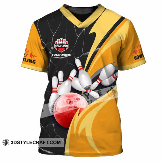 Unisex Shirt - Custom Text Shirt, Bowling Shirt style option 2