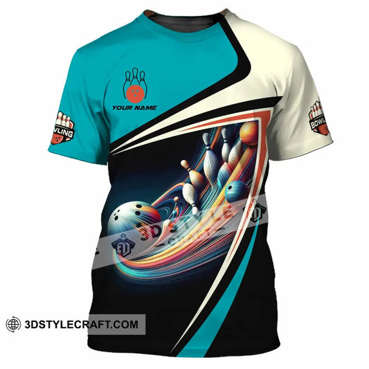 Unisex Shirt - Custom Text Shirt Bowling Shirt T-Shirt / S T-shirt