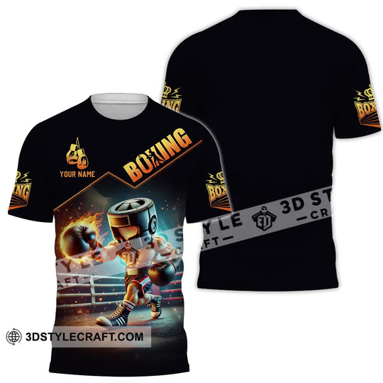 Unisex Shirt - Custom Text Shirt Boxing style option 2