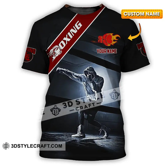 Unisex Shirt - Custom Text Shirt Boxing style option 1