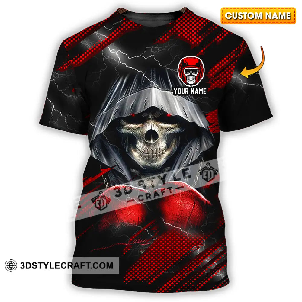 Unisex Shirt - Custom Text Shirt Boxing Shirt T-shirt