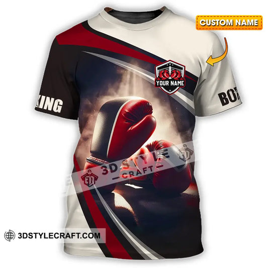 Unisex Shirt - Custom Text Boxing T-Shirt