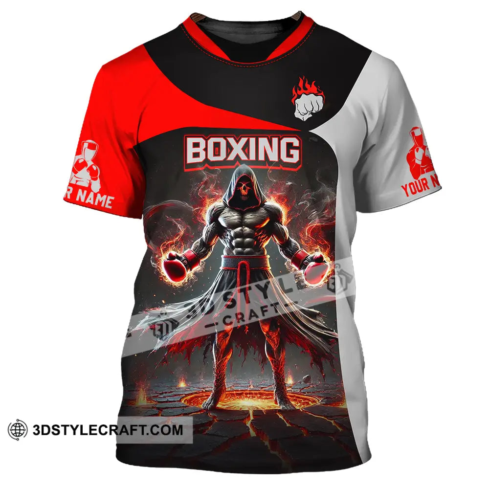Unisex Shirt - Custom Text Boxing T-Shirt / S T-Shirt