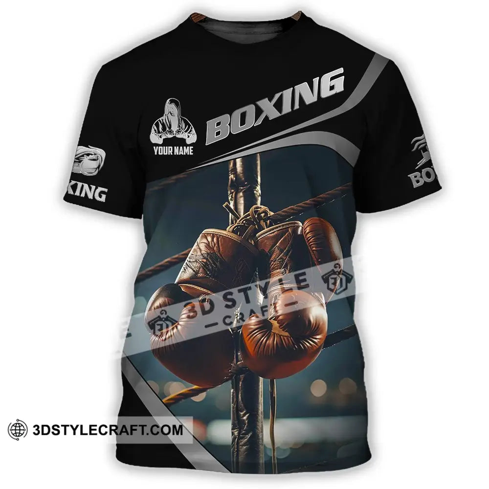 Unisex Shirt - Custom Text Boxing T-Shirt / S T-Shirt