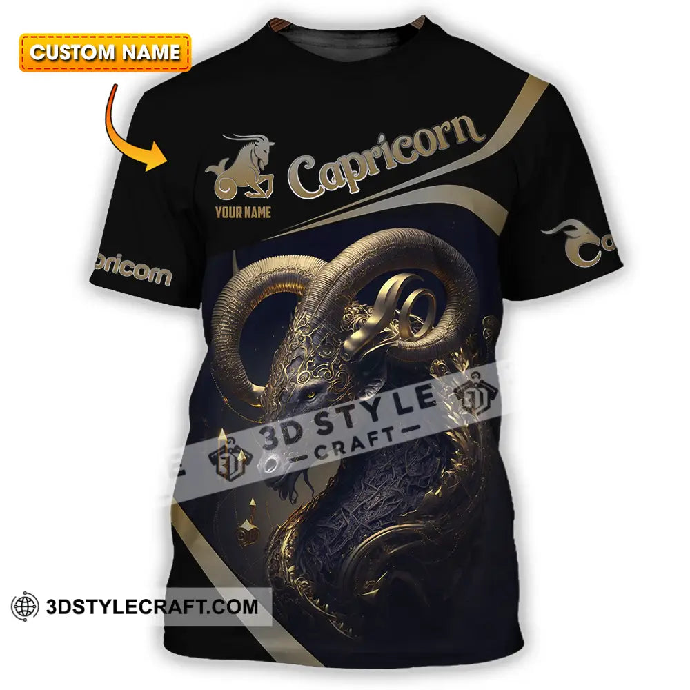 Unisex Shirt - Custom Text Capricorn T-Shirt