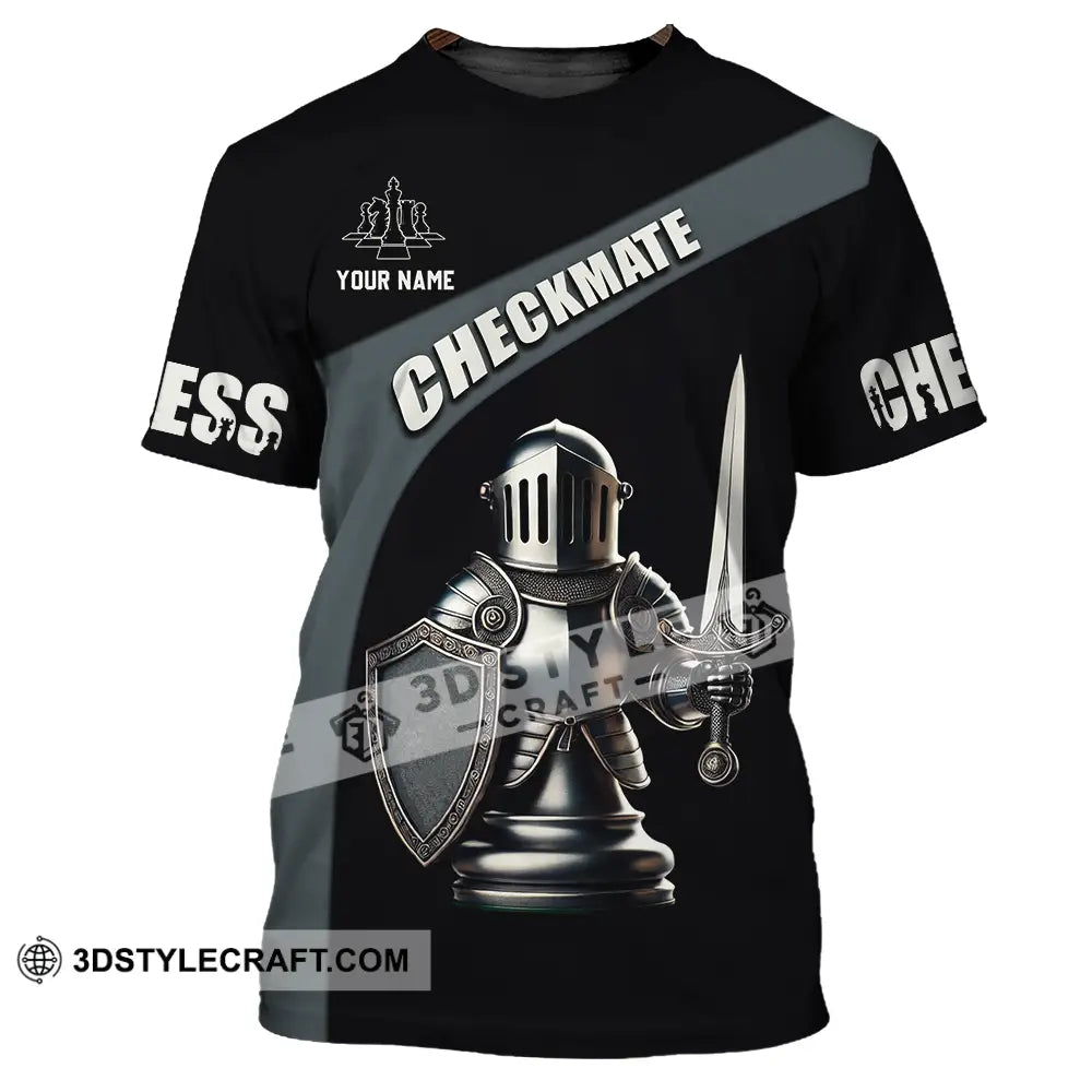 Unisex Shirt - Custom Text Checkmate T-Shirt / S T-Shirt