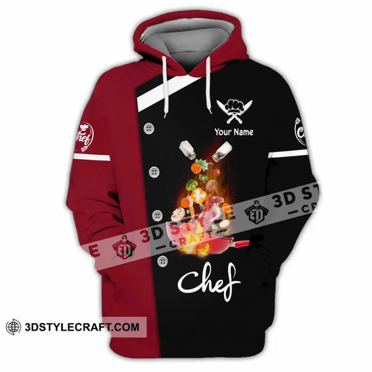 Unisex Shirt - Custom Text Shirt, Chef Shirt style option 4