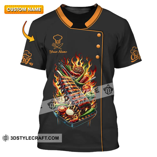 Unisex Shirt - Custom Text Chef T-Shirt