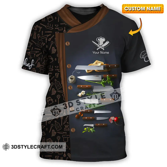 Unisex Shirt - Custom Text Chef T-Shirt